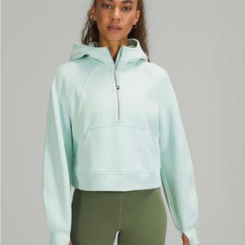 Lululemon scuba hoodie delicate mint